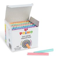 Primo Assorted Coloured Chalk (100piece)
