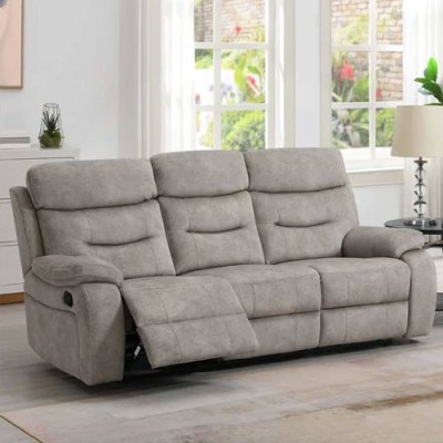 Danny 3 Seater Recliner - Cream
