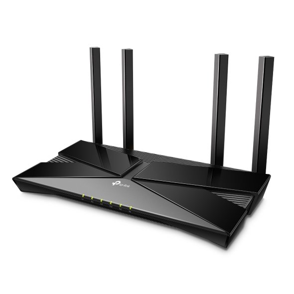 TP-Link Archer VX1800v on a desk providing high-speed connectivity, IC PLUS