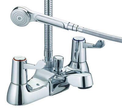 Bristan 3in Lever Deck Bath Shower Mixer