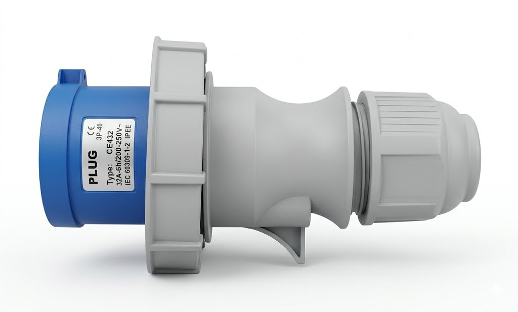 male plug 230v epl-0332