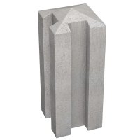 CORNER CONCRETE FENCE POST 8FT