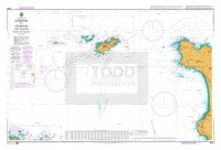 ADMIRALTY Chart - 3653 Guernsey to Alderney and Adajacent Coast of France