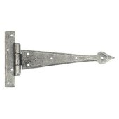 33790 - Pewter 9 Inch Arrow Head T Hinge (Pair)