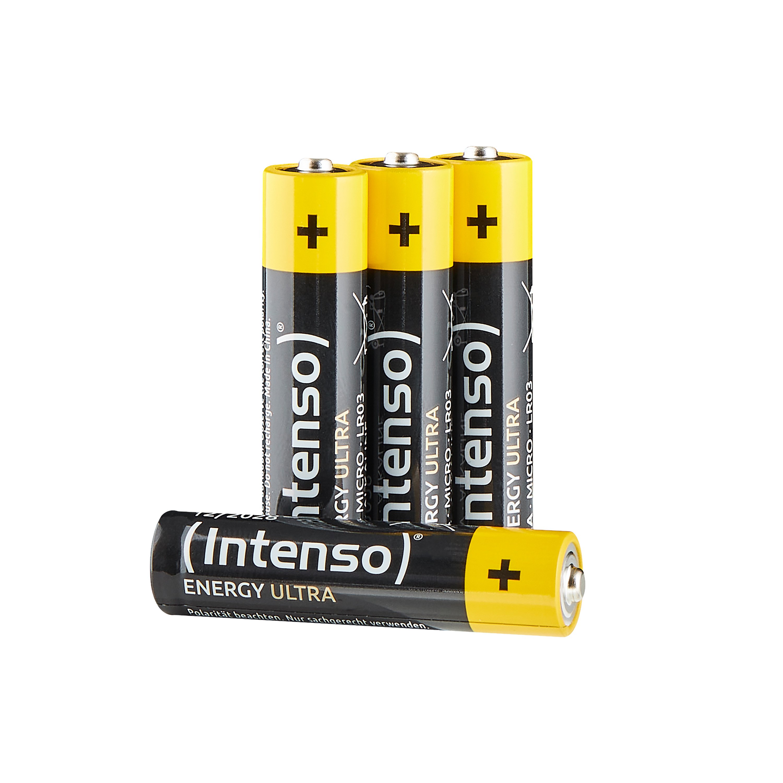 Intenso Energy Ultra AAA battery &ndash; black and yellow alkaline cell