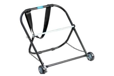 Steel Cable Caddy with Wheels & Pull Strap, 26" Wide