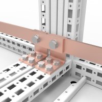 EBB3005 nVent Hoffman Earthing baying bracket 30x05, Baying for joining copper bars