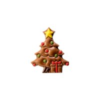 Decorated milk chocolate Christmas tree 12.5g - 1.8kg