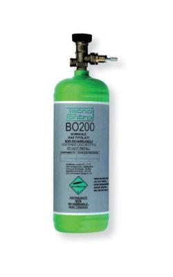 Fles testgas mengsel lucht/gas 2L 30bar CH4 0,88%
