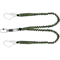 Forked Energy Absorbing Expandable Lanyard