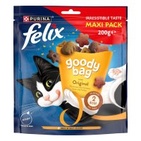 Felix Cat Goody Bag Original Mix Maxi Pack Treats 5x200gm 