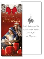 Christmas Card/I Lit A Candle For You/1 Design   (97843)