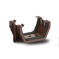 POLYPIPE RS202 BLACK UNION BRACKET SQUARE LINE 112mm