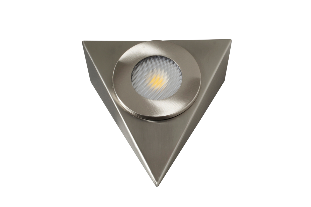 Robus Royal 2.5W IP20 4K Triangle Brushed Chrome LED Cabinet Light