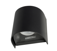 ARCERA GU10 Wall Light, IP65, Single, Black