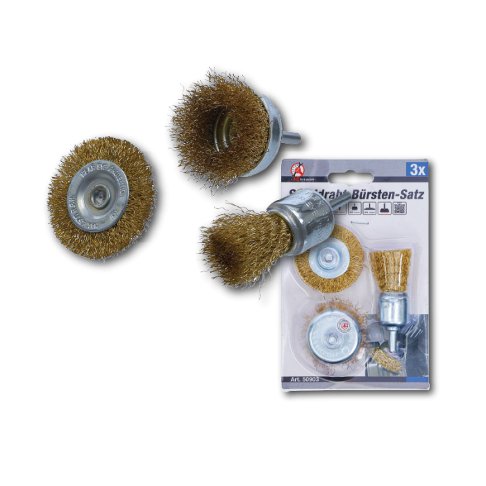 Steel Wire Brush set (3pcs.)