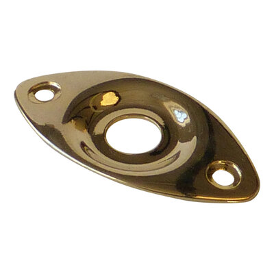 Guitar jackplate LP,  oval
