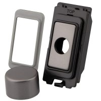 Gunmetal Grey Unfurnished Dimmer Module Kit Gunmetal - 3207-221
