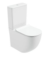 INSPIRE FULLY SHROUDED RIMLESS WC PACK - SLIM SOFT CLOSE SEAT