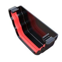Ogee Gutter Stop End Black, ogee gutters, building plastics