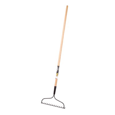 True Temper Bow Rake with Wood Handle
