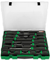 Toptul Slotted & Phillips Screwdriver Set 14Pc
