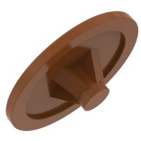 Hafele Cover Cap For Pozi Screws (Brown)