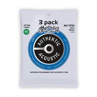 Martin MA150 Medium Acoustic Guitar Strings 13-56 (80/20 Bronze) *3 Pack*