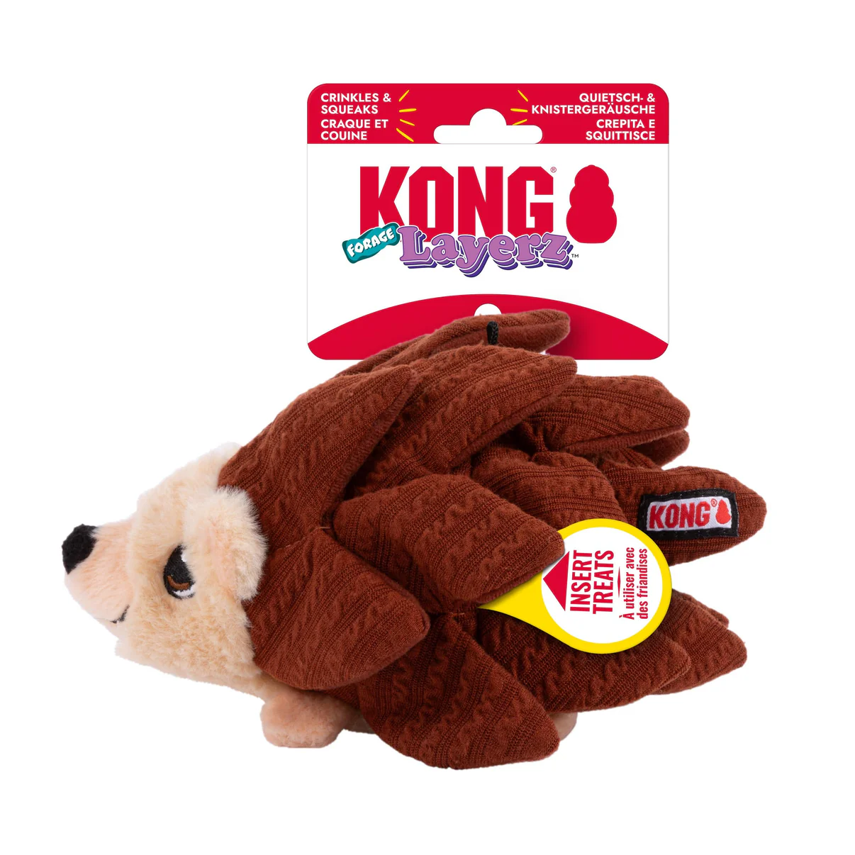 KONG Layerz Forage Hedgehog Medium x 1