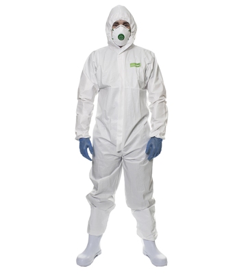 Chemsplash Eco Disposable Laminate Coverall c/w Hood Type 5/6