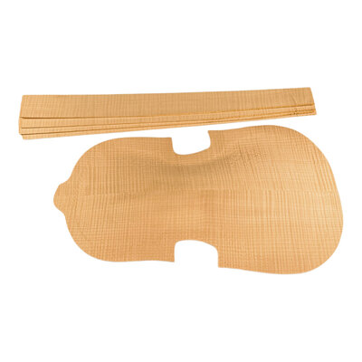 Violin back and ribs pre-routed