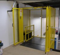 Hand-loaded mezzanine goods lift thumbnail 1