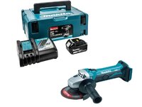 Makita DGA52Z 18V 115mm Angle Grinder c/w 2 Batteries, Charger Sureweld Dublin