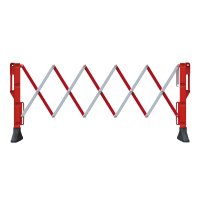 TITAN 3M RED/WHITE EXPANDER BARRIER NO REFLECTIVE STANDARD FEET.