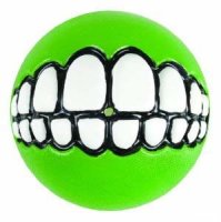 ROGZ Grinz Large Ball Lime Green 3" x 1