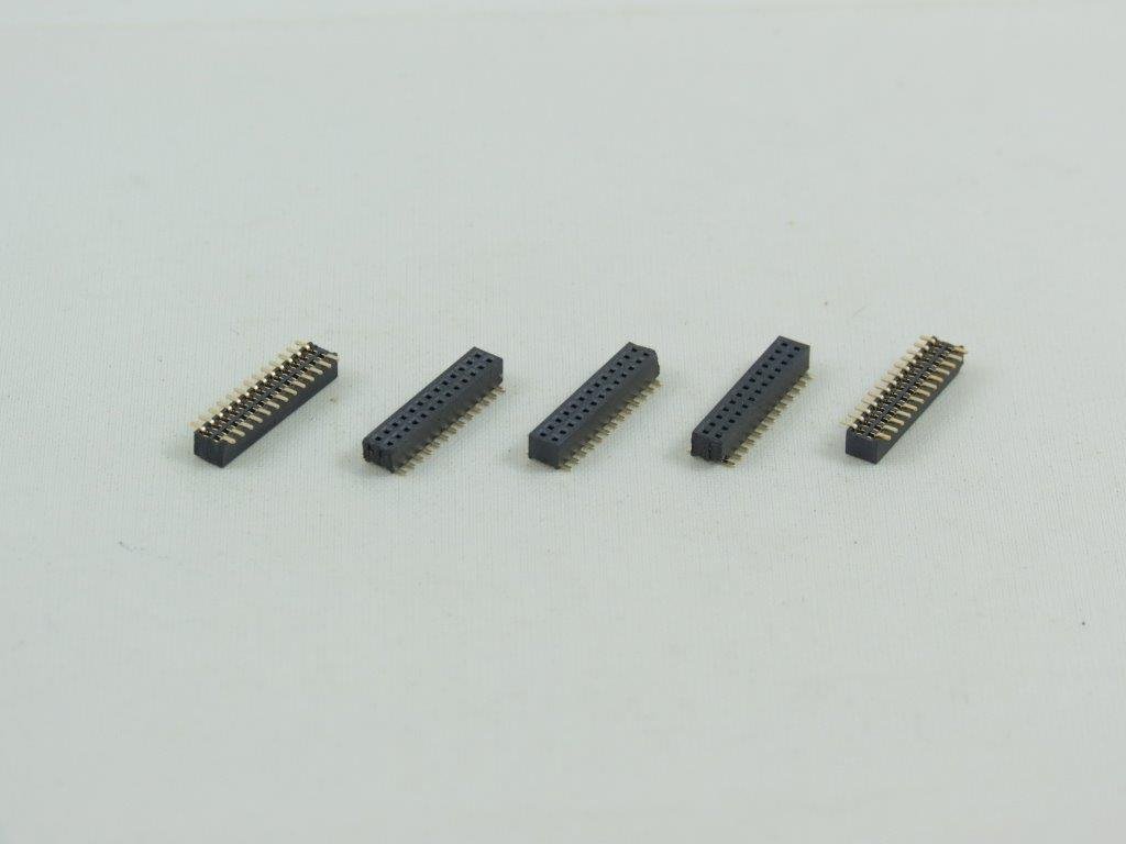 40 position PCB Socket 1mm pitch Surface Mount Tube Packaging
