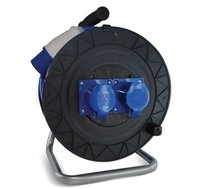 25 METRE SAFELINE 3 CORE 2.5 BLUE ARTIC CABLE REEL  220V WITH 16 AMP PLUG