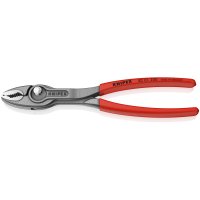 Knipex TwinGrip Front & Side Gripping Pliers Plastic Coated Grey Atramentized 200mm 82 01 200
