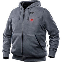 M12 HH GREY3-0 HEATED HOODIE