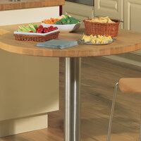 Chrome Breakfast Bar Leg 870 x 60mm