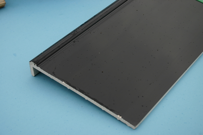 Fascia Board Black PVC 225mm x 5mtr Goodwins