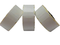 26 X 12 PLAIN WHITE GUN LABELS 1500 per roll