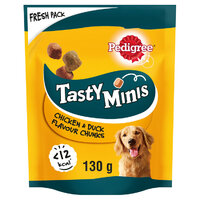 Pedigree Tasty Minis Chewy Cubes - Chicken & Duck 130g x 8