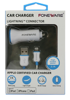 2.1amp Lightning Car Charger iPhone/iPad