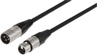 Monacor 0.5m 3 Pin XLR Male - Female made with Professional Low Noise Audio Cable