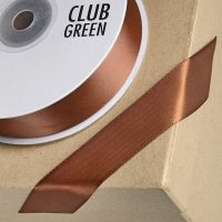 Double Sided Satin Ribbon Brown - 3mm x 25m