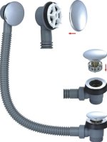 CHROME BATH WASTE CLICK CLACK