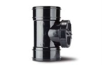 Polypipe Short Access Pipe 4in/110mm. Double Socket SWA44B