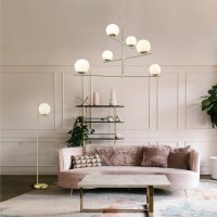 Trio Pure Brass Floor Lamp