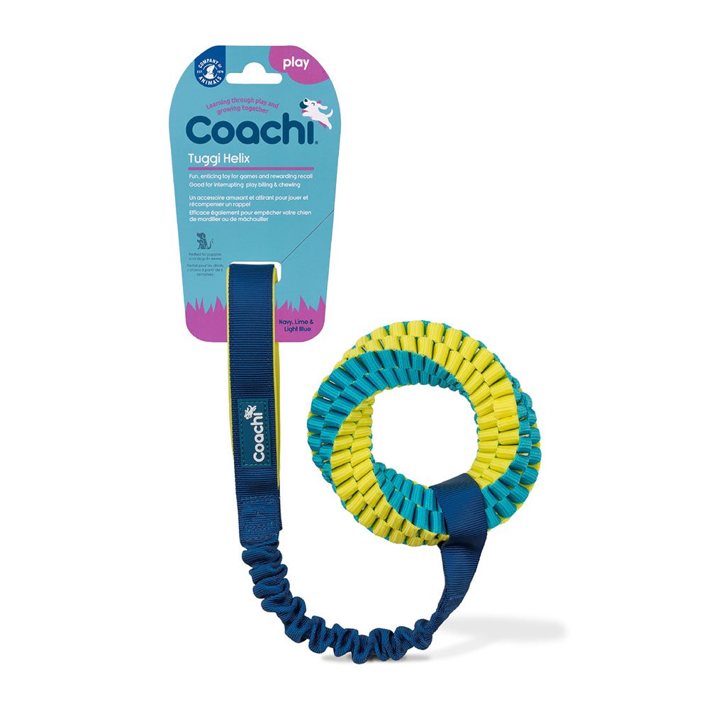 Coachi Tuggi Helix Navy Lime & Light Blue